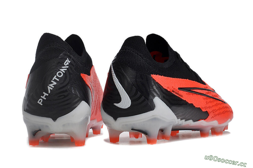 Men's Nike Phantom GX Elite FG Firm Ground Low-Tops Football Boots - Red/Black/White 6