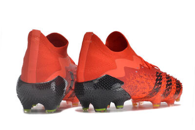 Men's Adidas Predator Freak.1 Low FG Firm Ground High-Tops Football Boots - Red/Black