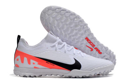 Unisex Nike Air Zoom Mercurial Vapor 15 Pro TF Artificial Turf Low-Tops Football Shoes - White/Black/Red