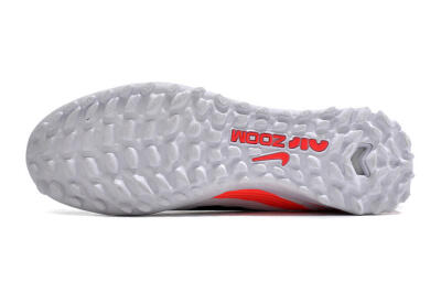 Unisex Nike Air Zoom Mercurial Vapor 15 Pro TF Artificial Turf Low-Tops Football Shoes - White/Black/Red