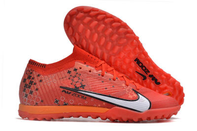 Unisex Nike Air Zoom Mercurial Vapor 15 Elite TF Artificial Turf Low-Tops Football Shoes - Red/White/Black