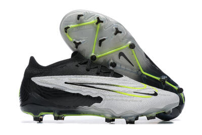 Men's Nike Phantom GX Elite FG Firm Ground Low-Tops Football Boots - Grey/Black/Yellow
