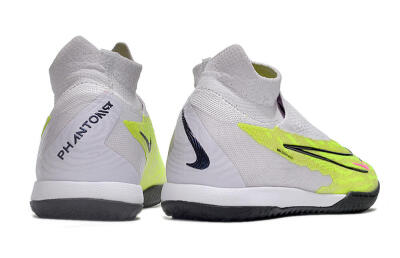 Men's Nike Phantom GX Elite DF IC Indoor & Futsal High-Tops Football Shoes - Yellow/Grey/Red/Black