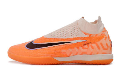 Men's Nike Phantom GX Elite DF IC Indoor & Futsal High-Tops Football Shoes - Pink/Black/Purple