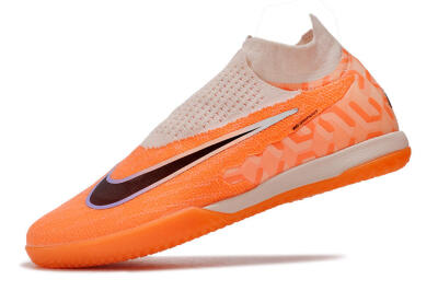 Men's Nike Phantom GX Elite DF IC Indoor & Futsal High-Tops Football Shoes - Pink/Black/Purple