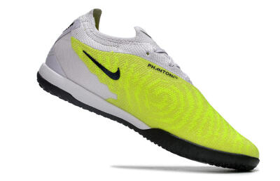 Men's Nike Phantom GX Elite IC Indoor & Futsal Low-Tops Football Shoes - Yellow/Grey/Red/Black