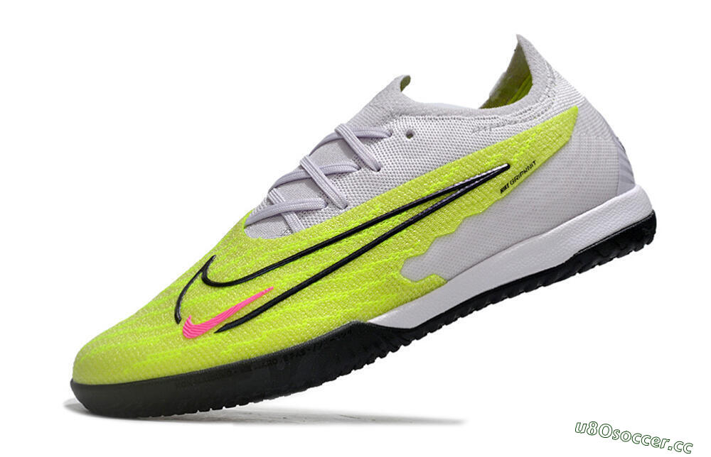 Men's Nike Phantom GX Elite IC Indoor & Futsal Low-Tops Football Shoes - Yellow/Grey/Red/Black 5
