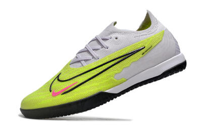 Men's Nike Phantom GX Elite IC Indoor & Futsal Low-Tops Football Shoes - Yellow/Grey/Red/Black