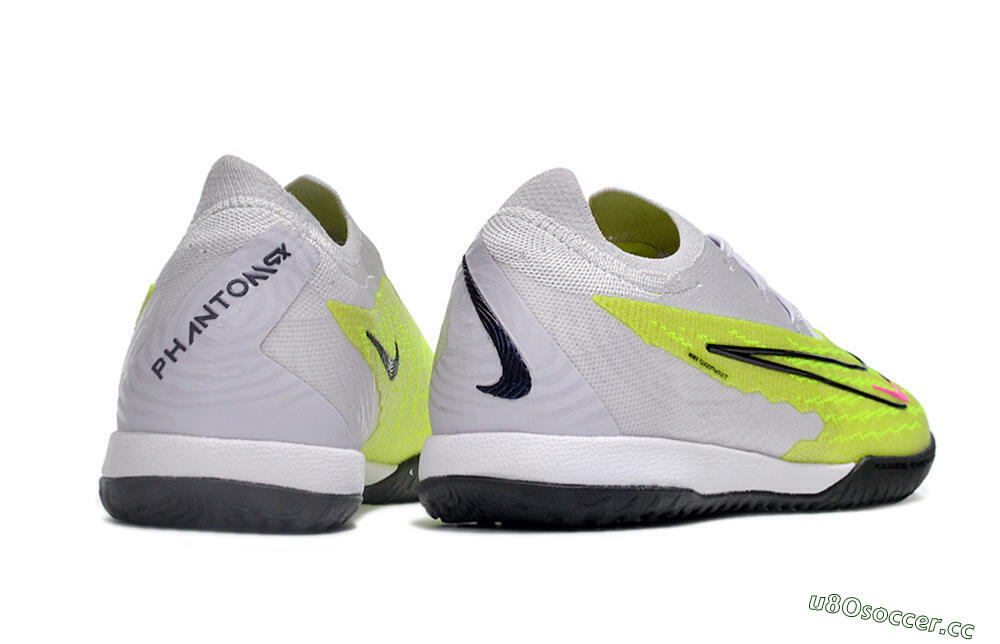 Men's Nike Phantom GX Elite IC Indoor & Futsal Low-Tops Football Shoes - Yellow/Grey/Red/Black 6