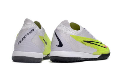 Men's Nike Phantom GX Elite IC Indoor & Futsal Low-Tops Football Shoes - Yellow/Grey/Red/Black