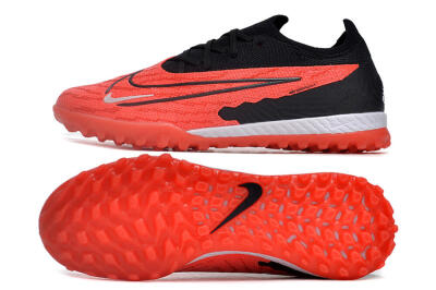 Men's Nike Phantom GX Elite TF Artificial Turf Low-Tops Football Shoes - Red/Black/White