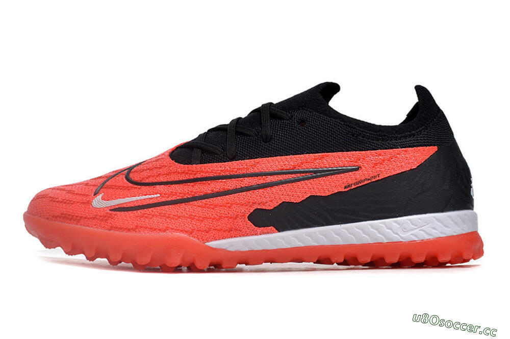 Men's Nike Phantom GX Elite TF Artificial Turf Low-Tops Football Shoes - Red/Black/White 0