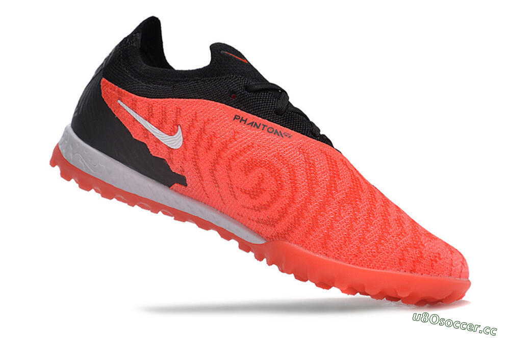 Men's Nike Phantom GX Elite TF Artificial Turf Low-Tops Football Shoes - Red/Black/White 4