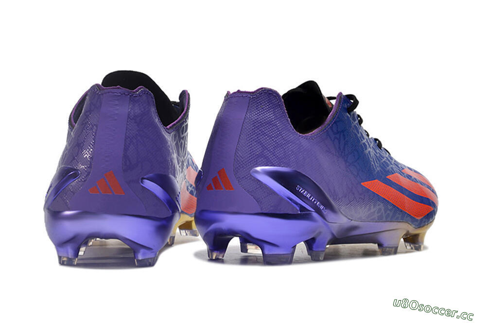 Men's Adidas X Crazyfast.1 FG Firm Ground Low-Tops Football Boots - Blue/Purple/Red 6