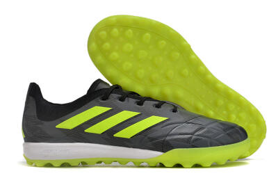 Men's Adidas Copa Pure.3 TF Artificial Turf Low-Tops Football Shoes - Black/Yellow/White
