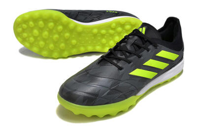 Men's Adidas Copa Pure.3 TF Artificial Turf Low-Tops Football Shoes - Black/Yellow/White