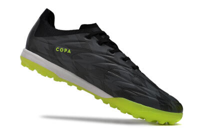 Men's Adidas Copa Pure.3 TF Artificial Turf Low-Tops Football Shoes - Black/Yellow/White