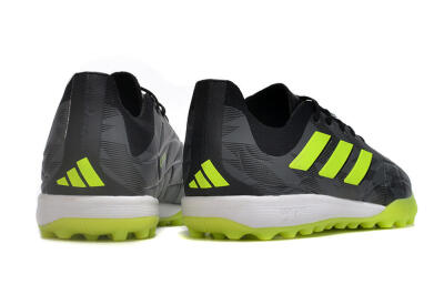 Men's Adidas Copa Pure.3 TF Artificial Turf Low-Tops Football Shoes - Black/Yellow/White