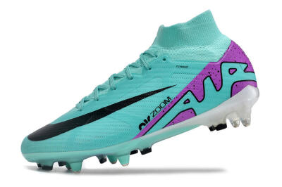 Men's Nike Air Zoom Mercurial Superfly 9 Elite SG Soft Ground High-Tops Football Boots - Blue/Purple/Black