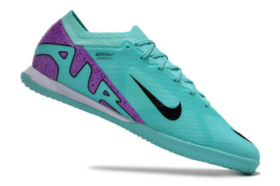 Men's Nike Air Zoom Mercurial Vapor 15 Elite IC Indoor & Futsal Low-Tops Football Shoes - Blue/Purple/Black