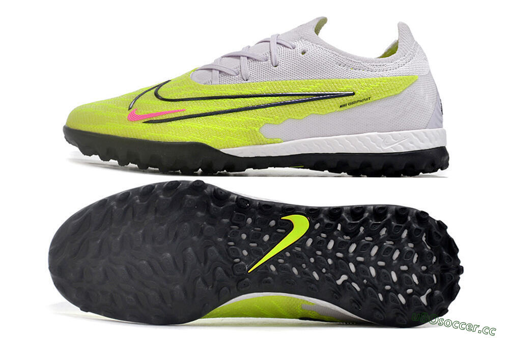 Men's Nike Phantom GX Elite TF Artificial Turf Low-Tops Football Shoes - Green/Blue/White 1