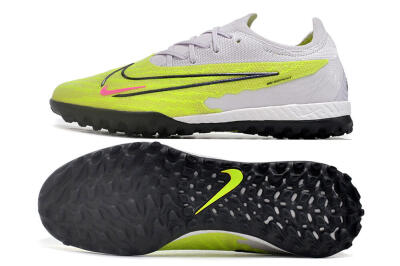 Men's Nike Phantom GX Elite TF Artificial Turf Low-Tops Football Shoes - Green/Blue/White