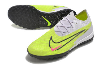 Men's Nike Phantom GX Elite TF Artificial Turf Low-Tops Football Shoes - Green/Blue/White