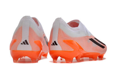 Men's Adidas X Crazyfast.1 FG Firm Ground Low-Tops Football Boots - White/Red/Black