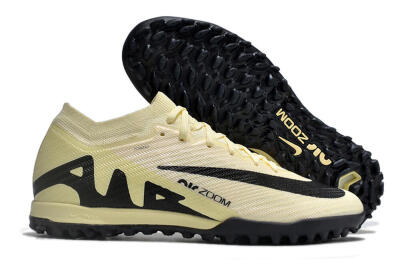 Men's Nike Air Zoom Mercurial Vapor 15 Elite TF Artificial Turf Low-Tops Football Shoes - Beige/Black