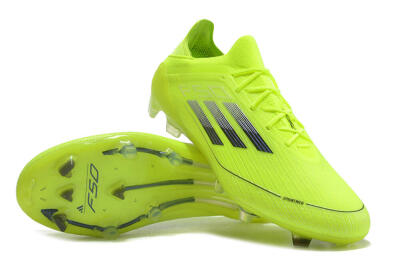 Men's Adidas F50 Adizero FG Firm Ground Low-Tops Football Boots - Yellow/Black