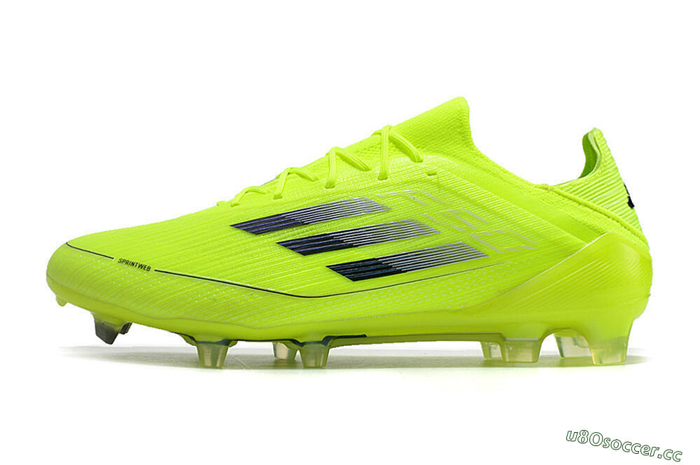 Men's Adidas F50 Adizero FG Firm Ground Low-Tops Football Boots - Yellow/Black 0