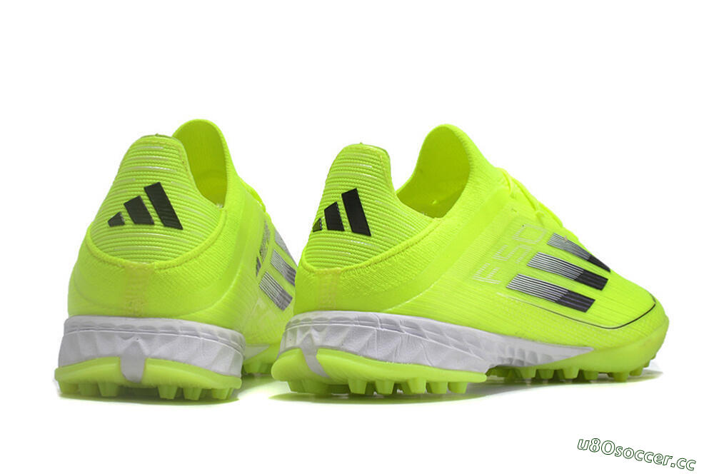 Men's Adidas F50 Adizero TF Artificial Turf Low-Tops Football Shoes - Yellow/Black 6