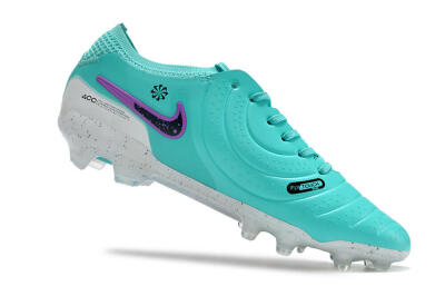 Men's Nike Tiempo Legend 10 Elite FG Firm Ground Low-Tops Football Boots - Blue/Black/Purple