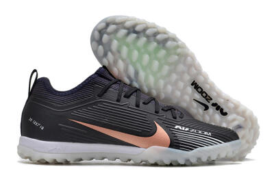 Unisex Nike Air Zoom Mercurial Vapor 15 Pro TF Artificial Turf Low-Tops Football Shoes - Black/Gold/White