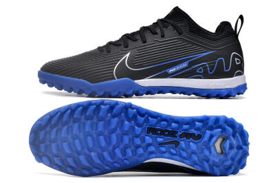 Unisex Nike Air Zoom Mercurial Vapor 15 Pro TF Artificial Turf Low-Tops Football Shoes - Black/White/Blue