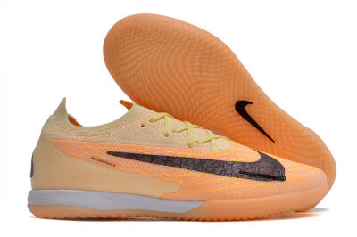 Men's Nike Phantom GX Elite IC Indoor & Futsal Low-Tops Football Shoes - Orange/Pink/Black