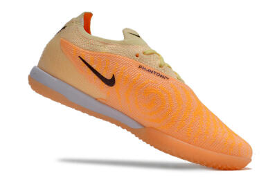 Men's Nike Phantom GX Elite IC Indoor & Futsal Low-Tops Football Shoes - Orange/Pink/Black