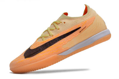 Men's Nike Phantom GX Elite IC Indoor & Futsal Low-Tops Football Shoes - Orange/Pink/Black