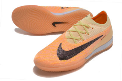 Men's Nike Phantom GX Elite IC Indoor & Futsal Low-Tops Football Shoes - Orange/Pink/Black