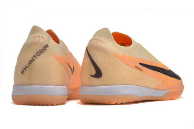 Men's Nike Phantom GX Elite IC Indoor & Futsal Low-Tops Football Shoes - Orange/Pink/Black