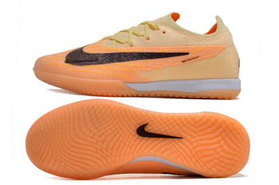 Men's Nike Phantom GX Elite IC Indoor & Futsal Low-Tops Football Shoes - Orange/Pink/Black
