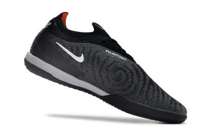 Men's Nike Phantom GX Elite IC Indoor & Futsal Low-Tops Football Shoes - Grey/Black/White