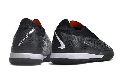 Men's Nike Phantom GX Elite IC Indoor & Futsal Low-Tops Football Shoes - Grey/Black/White