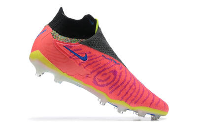 Men's Nike Phantom GX Elite DF FG Firm Ground High-Tops Football Boots - Red/Blue/Yellow/Black