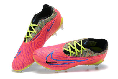 Men's Nike Phantom GX Elite FG Firm Ground Low-Tops Football Boots - Red/Blue/Yellow/Black
