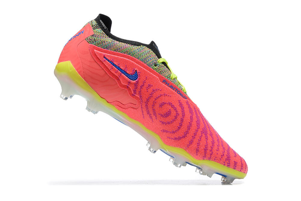 Men's Nike Phantom GX Elite FG Firm Ground Low-Tops Football Boots - Red/Blue/Yellow/Black 7