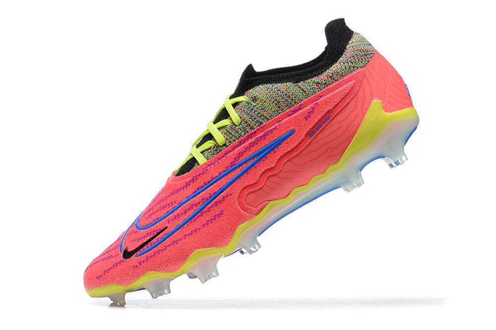 Men's Nike Phantom GX Elite FG Firm Ground Low-Tops Football Boots - Red/Blue/Yellow/Black 8