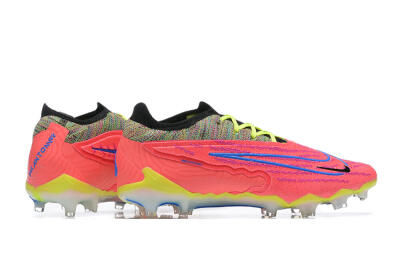 Men's Nike Phantom GX Elite FG Firm Ground Low-Tops Football Boots - Red/Blue/Yellow/Black