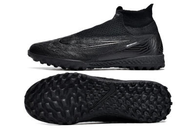 Unisex Nike Phantom GX DF Elite TF Artificial Turf High-Tops Football Shoes - Black/White