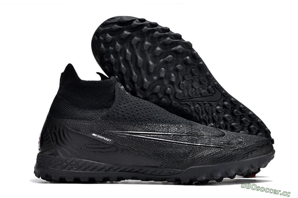 Unisex Nike Phantom GX DF Elite TF Artificial Turf High-Tops Football Shoes - Black/White 2